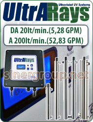Sistema UV Completo LCD Ultrarays Debatterizzatori Lampada Germicida