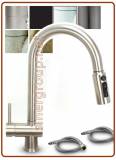 3219 3-way faucet 3/8" with pull-out