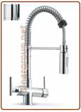 4011 4-way spring faucet 3/8"
