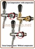 Palmer replacement water faucets G5/8x35x10 with or without compensator chrome, gold plated