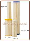 Pentek Pleated polyester/cellulose sediments cartridges ECP Series 9-3/4", 20", 9-3/4"BB, 20"BB - 1, 5, 20, 50 micron