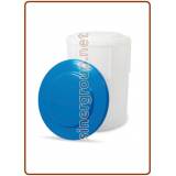 PROTANK round white brine tank for water softener 150lit. with blue cover