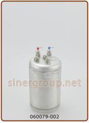 Gasatore - carbonatore acqua INOX 316 - 0,510lt. IN/OUT 1/8" F. - verticale