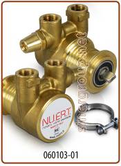 Nuert vane pump 200lt./h. with by-pass 3/8" F. (12)