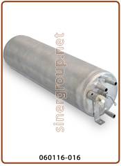 Gasatore - carbonatore acqua INOX 316 1,750lt. IN/OUT Ø8mm. con valvola di sicurezza - verticale / orizzontale
