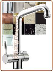 3028 3-way faucet 3/8" White