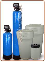 Addolcitore acqua doppio corpo AUTOTROL 255/760 Logix 1" elettronico (Rig. Volume-tempo) 25lt. resina