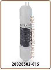 Replacement coconut granular activated carbon in line filter (GAC) 1/4" OD stem 2,5"x12,5"