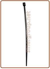 Black nylon strap 100x2,5mm (100)