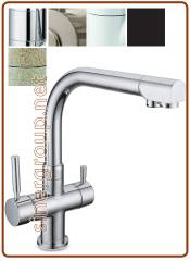 3023 3-way faucet 3/8" Chrome