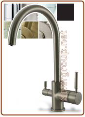 3025 3-way faucet 3/8" Brushed nickel