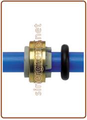 Metric size Half brass cartidges OD Tube 8MM NBR o-ring