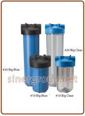 Pentek contenitore Housing Big Blue® 20" - IN/OUT 1" BSP, con rilascio pressione (4)