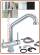 5024 5-way faucet 3/8" chrome