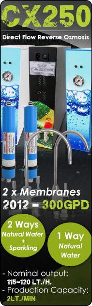 CX250 direct flow reverse osmosis 300 GPD