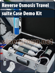 Reverse Osmosis Travel suite Case Demo Kit Filters Faucets Filtration Water Treatment Booster pump