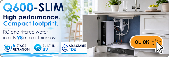 direct flow ro system compact water purifier under plinth installation filtered water adjustable tds two way faucet quick fit cartridges uv sterilization booster pump automatic flushing