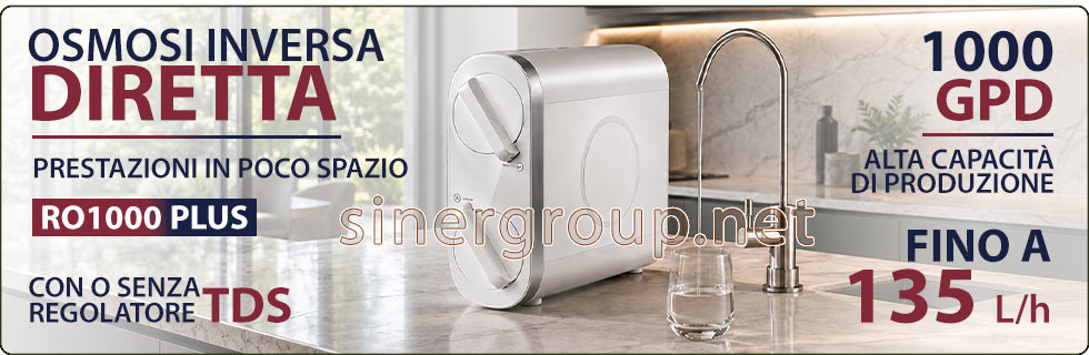 ro1000plus osmosi inversa flusso diretto tds filtrazione membrana rubinetto acqua