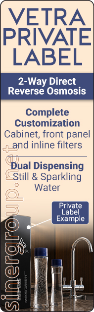 vetra reverse osmosis sparkling water customization branding filtration booster residential distributors installers
