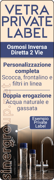 vetra osmosi inversa gassata personalizzazione filtrazione booster residenziale distributori installatori