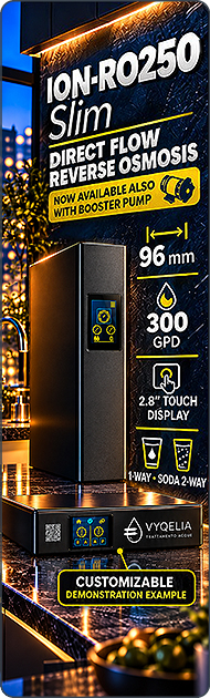customizable direct flow reverse osmosis brand logo still sparkling water booster pump touch display