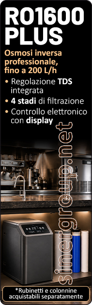 ro1600plus osmosi inversa flusso diretto tds filtrazione display membrana trattamento acqua