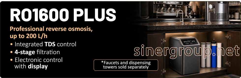 ro1600plus reverse osmosis direct flow tds filtration display membrane treatment water