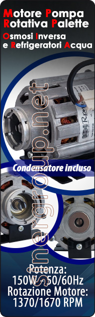 motore raffreddato aria pompa rotativa osmosi inversa refrigeratori acqua 150W condensatore 
