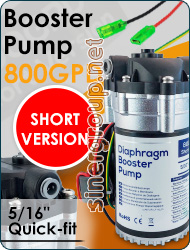 Booster pump short version Microfiltration Reverse osmosis Water Coolers