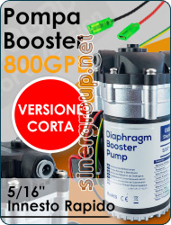 Pompa booster versione corta Osmosi inversa Microfiltrazione Refrigeratori 