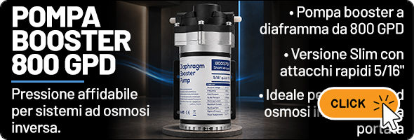 booster pump, reverse osmosis, slim, diaphragm, pompa booster, osmosi inversa