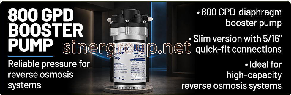 booster pump 800gpd reverse osmosis diaphragm slim compact oem b2b