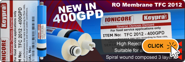 Ionicore Keypra Membranes Membrane Reverse Osmosis Water Filtration Drinking Drink Water Home