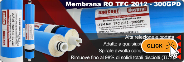 Keypra Membrane, Ionicore, Reverse Osmosis, Osmosi Inversa, Water Filtration, Membrana