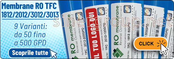 Membrane Osmosi Inversa Trattamento acqua Filtrazione Acqua Membrana Purificatori Acqua Potabile Acqua Sana Acqua Sicura