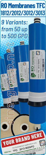 RO Membranes 1812 2012 3012 3013 TFC 50 75 100 150 200 300 400 500 GPD reverse osmosis water purifiers