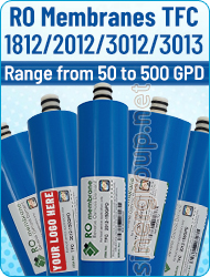 RO Membranes 1812 2012 3012 3013 TFC 50 75 100 150 200 300 400 500 GPD reverse osmosis water purifiers