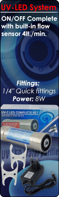 UV-LED Complete System flow sensor Reverse Osmosis Pure Water Microfiltration Water Purifiers