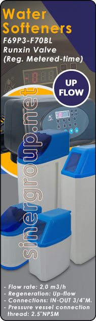 Automatic Water Softener Valve F69P3-F70BL Runxin Electronic Regeneration Metered Time saving cleaning protection health pureness beauty