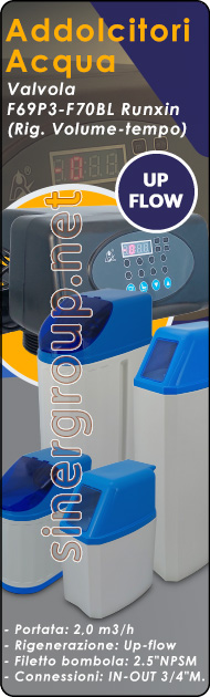 Addolcitori Acqua valvola automatica F69P3-F70BL Runxin elettronica Rigenerazione Volume Tempo risparmio pulizia protezione salute purezza bellezza 