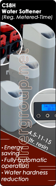CS series Water Softener Electronic Valve Regeneration Metered Time saving cleaning protection health pureness beauty