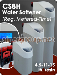 CS series Water Softener Electronic Valve Regeneration Metered Time saving cleaning protection health pureness beauty