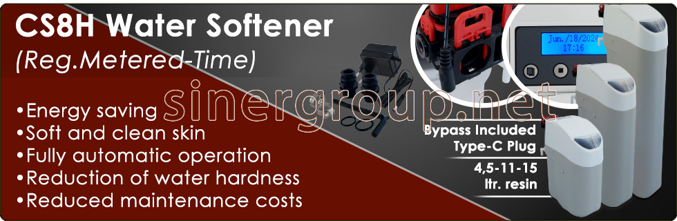 CS series Water Softener Electronic Valve Regeneration Metered Time saving cleaning protection health pureness beauty