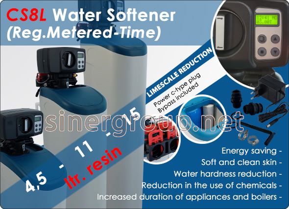 CS series Water Softener Electronic Valve Regeneration Metered Time saving cleaning protection health pureness beauty