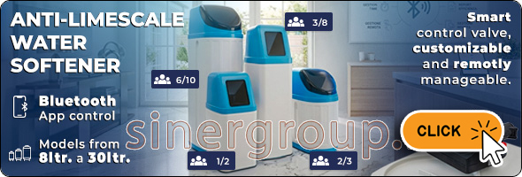 BNT850HE-PRO-BLE water softeners metered time regeneration bluetooth app control automatic electronic valve 8 10 12 15 20 25 30 L resin hardness reduction scale prevention by pass professional water softening addolcitori acqua rigenerazione volume tempo valvola controllo bluetooth valvola automatica elettronica 8 10 12 15 20 25 30 litri resina riduzione durezza acqua prevenzione incrostazioni trattamento acqua domestico