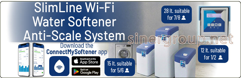 slimline smart wifi water softener efficient compact remote residential treatment