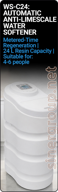 wsc24 water softener automatic antilimescale resin metered upflow saving residential installer