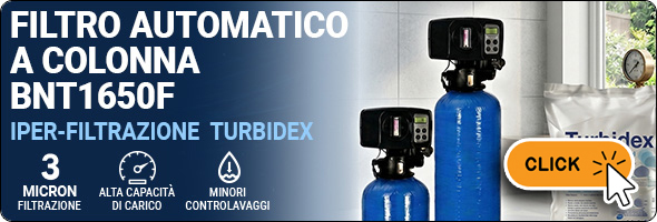 filtro chiarificatore automatico filtrazione acqua torbidita rimozione ferro valvola elettronica trattamento acqua filtro sedimenti