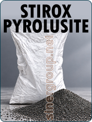 pyrolusite filter natural manganese iron sulfide filtration catalytic sand treatment