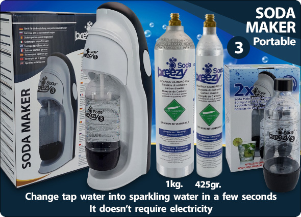 Soda Breezy Filtered Sparkling Water